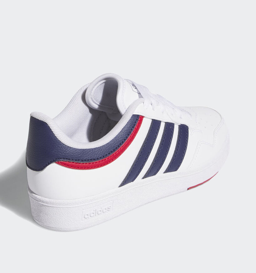 adidas Hoops 4.0 Witte Sneakers voor jongens, meisjes (362466) - geschikt voor steunzolen