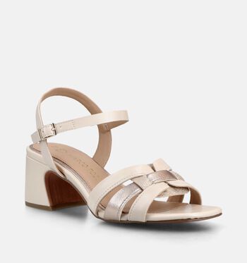 Marco Tozzi Sandalen Zwart/Beige