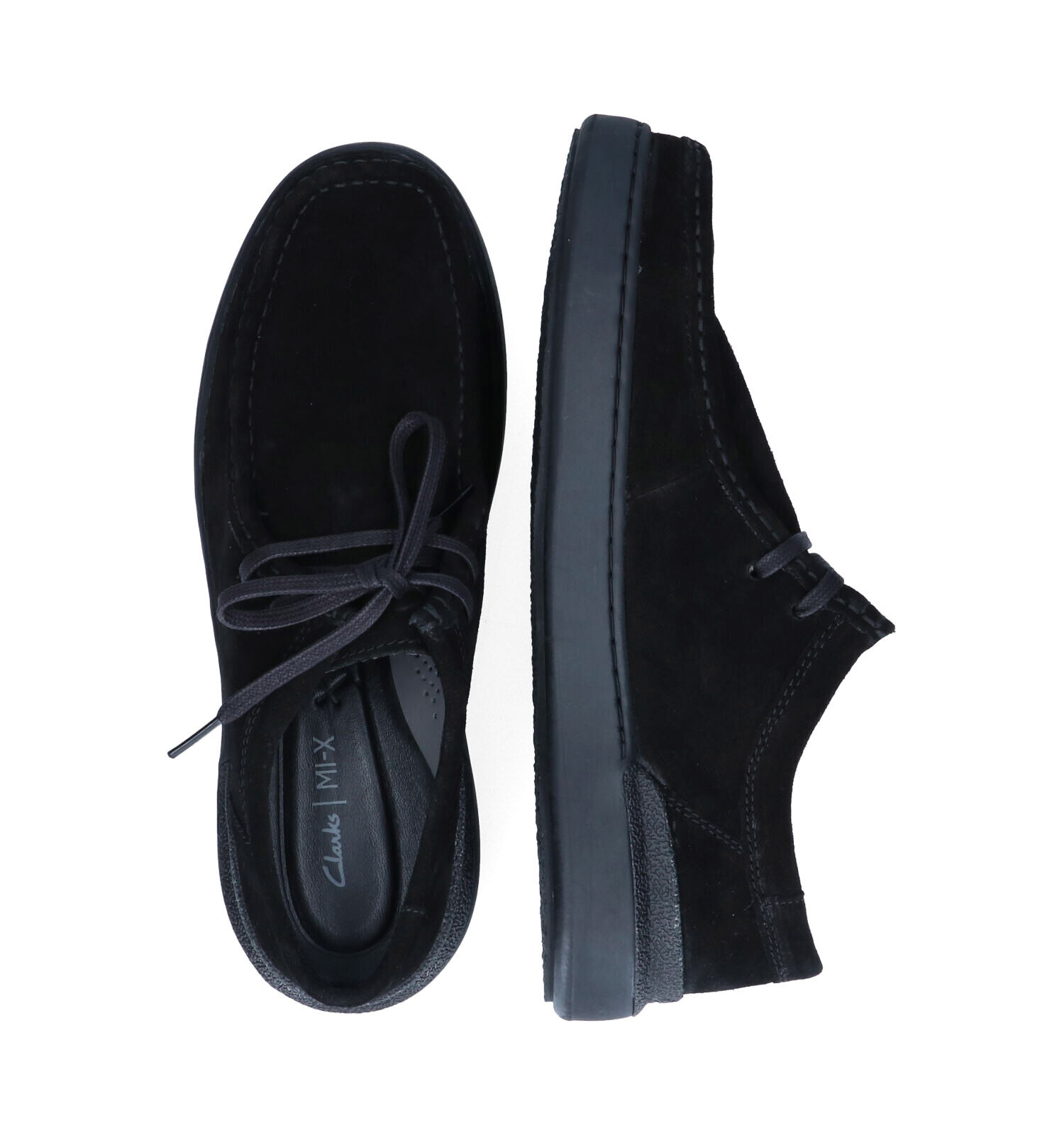 Clarks Courtlite Wally Chaussures lacets en Noir Hommes