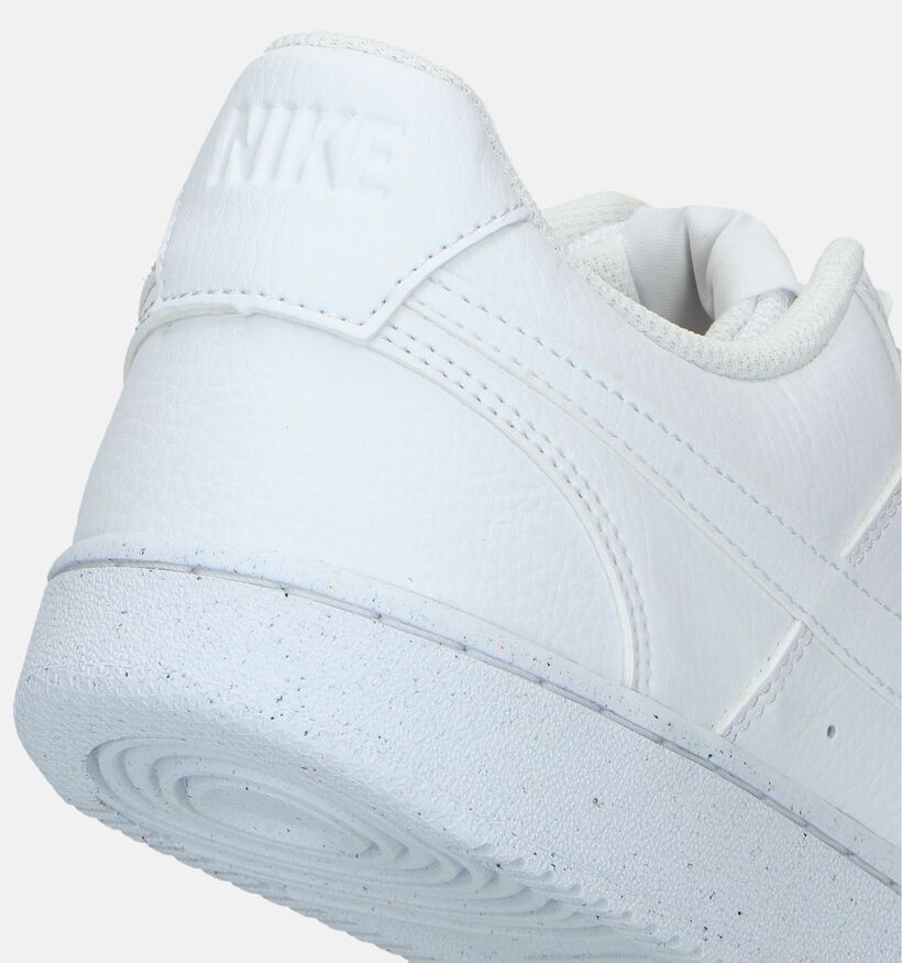 Nike Court Vision Low Next Nature Baskets en Blanc pour hommes (332325)