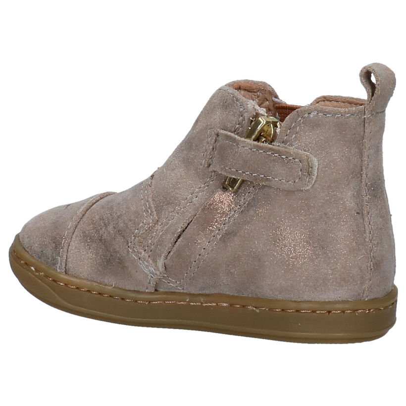 Shoo Pom Bouba Gouden Hoge Schoenen in nubuck (279222)