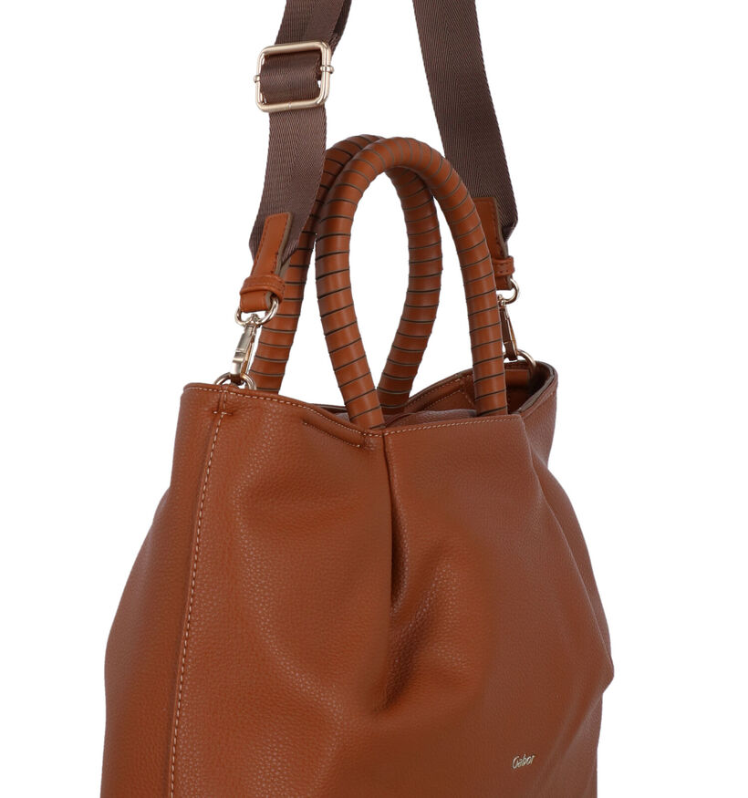 Gabor Andie Cognac Shopper Tas met Rits voor dames (324647)