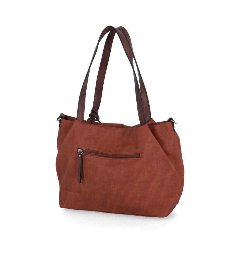 Emily & Noah Elke Blauwe Shopper tas met rits voor dames (340657)