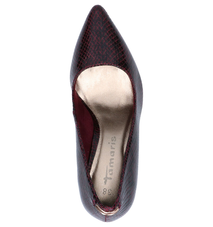 Tamaris Bordeaux Pumps in kunstleer (257171)