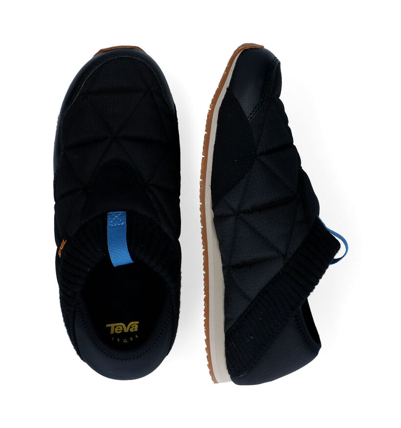Teva Zwarte Pantoffels in stof (296727)
