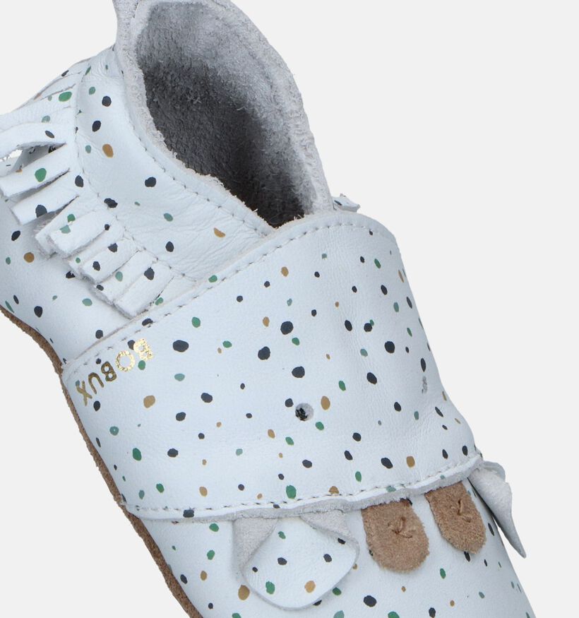 Bobux Freckles Chaussons pour bébé en Blanc pour filles (330616)