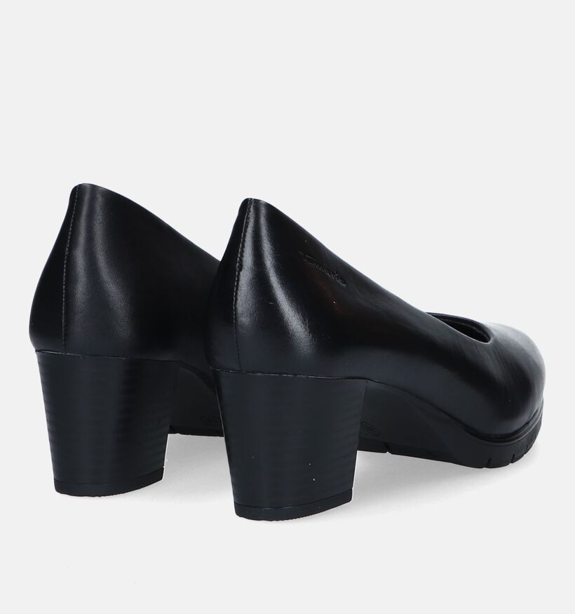 Tamaris Comfort Escarpins avec talon carré en Noir pour femmes (333084) - pour semelles orthopédiques