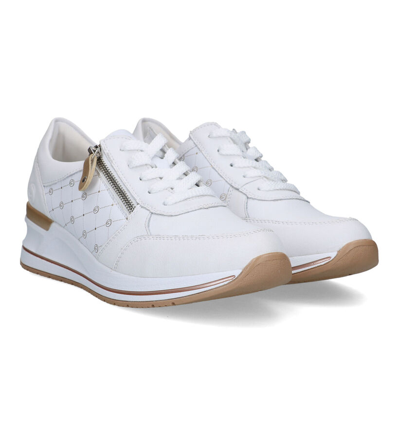 Remonte Witte Sneakers voor dames (320248) - geschikt voor steunzolen
