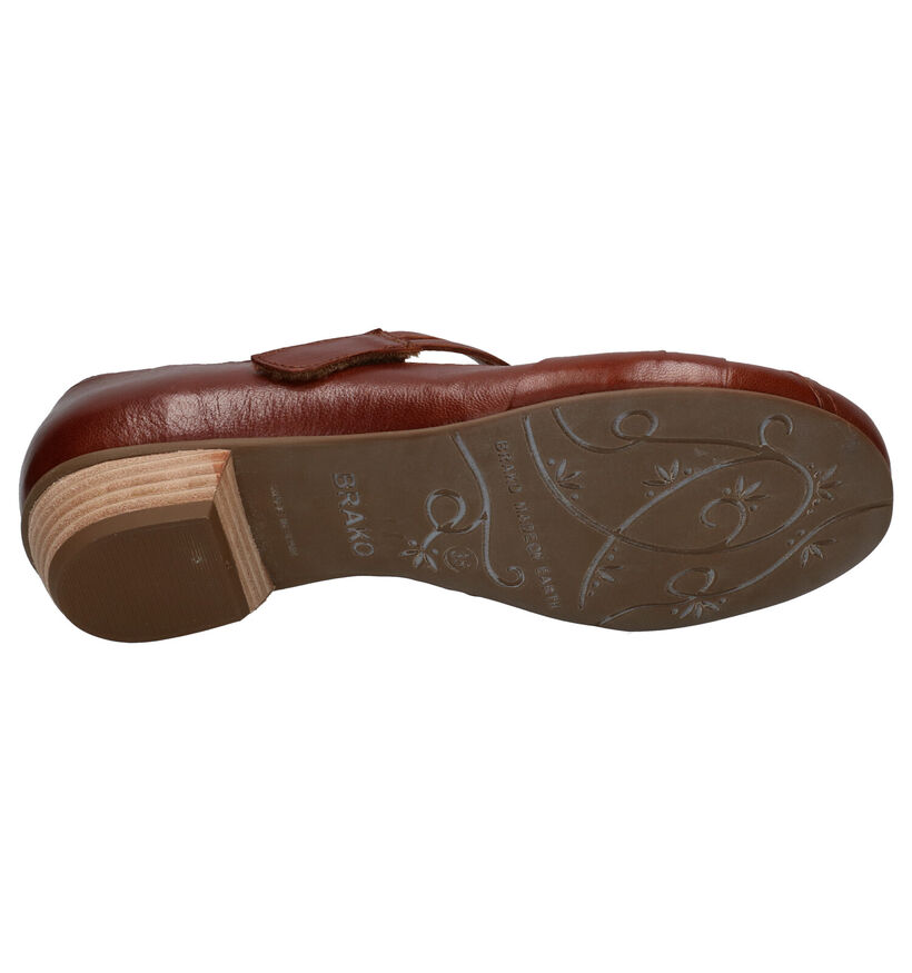 Brako Anatomics Chaussures à enfiler en Marron en cuir (272893)