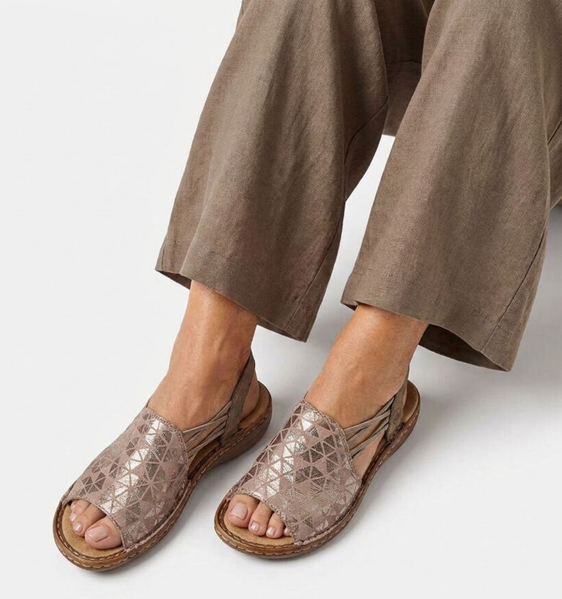 Rieker Rose gold Sandalen voor dames (370442)