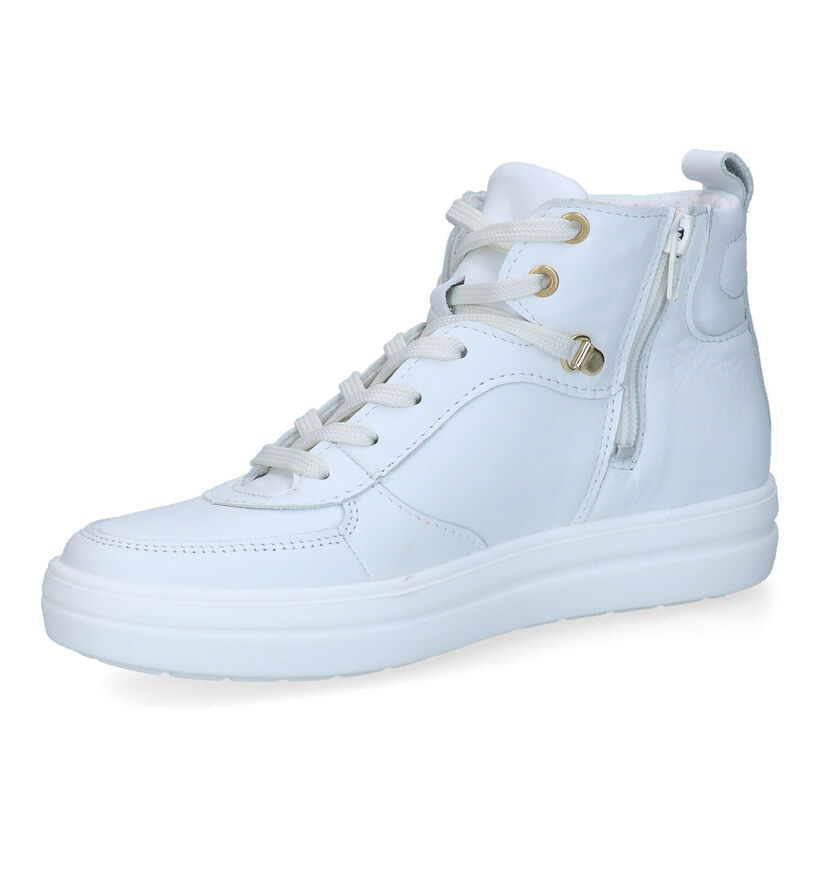 Solemade Zelda Witte Hoge Sneakers voor dames (305181) - geschikt voor steunzolen