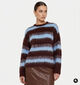 Desires Saida Pull en Bleu/Brun pour femmes (379185)
