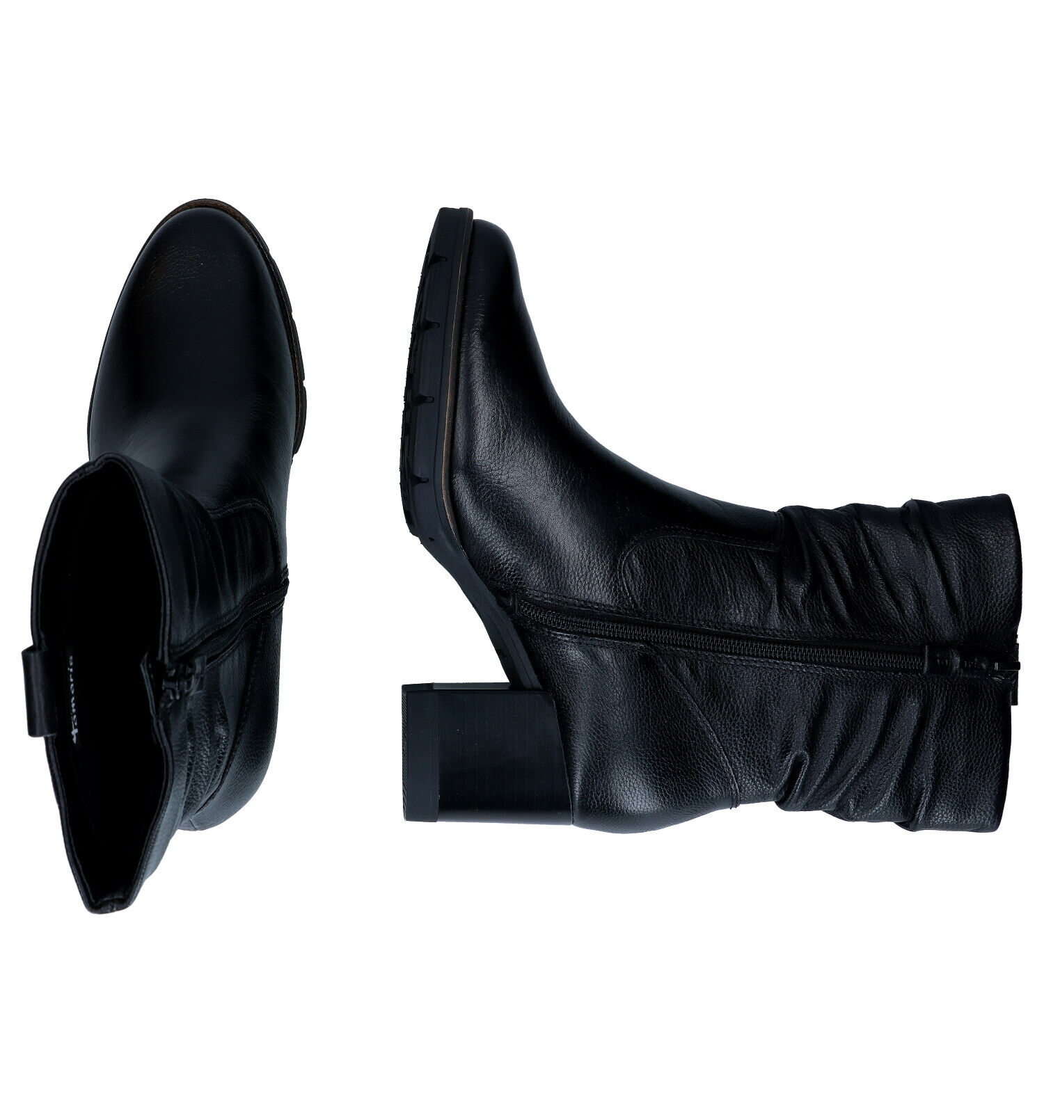 Tamaris Touch it Zwarte Enkellaarzen | TORFS.BE | Gratis verzend en retour