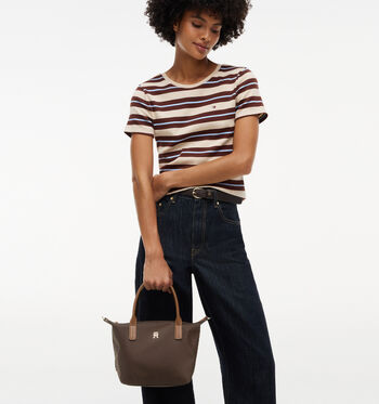 Tommy Hilfiger Handtassen Bruin/Blauw/Rood/Groen