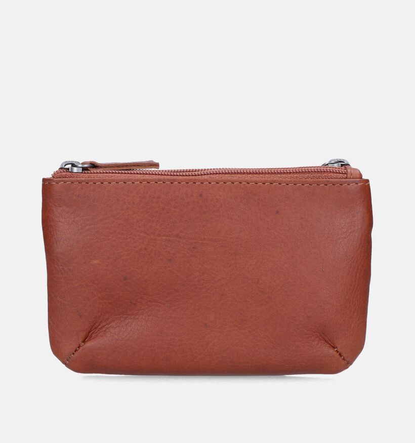 Euro-Leather Porte-monnaie en Cognac pour femmes (353567)