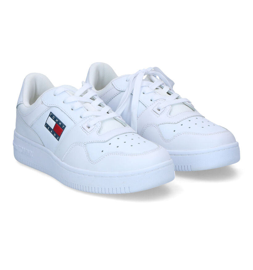 Tommy Hilfiger Tommy Jeans Baskets en Blanc pour femmes (326162) - pour semelles orthopédiques