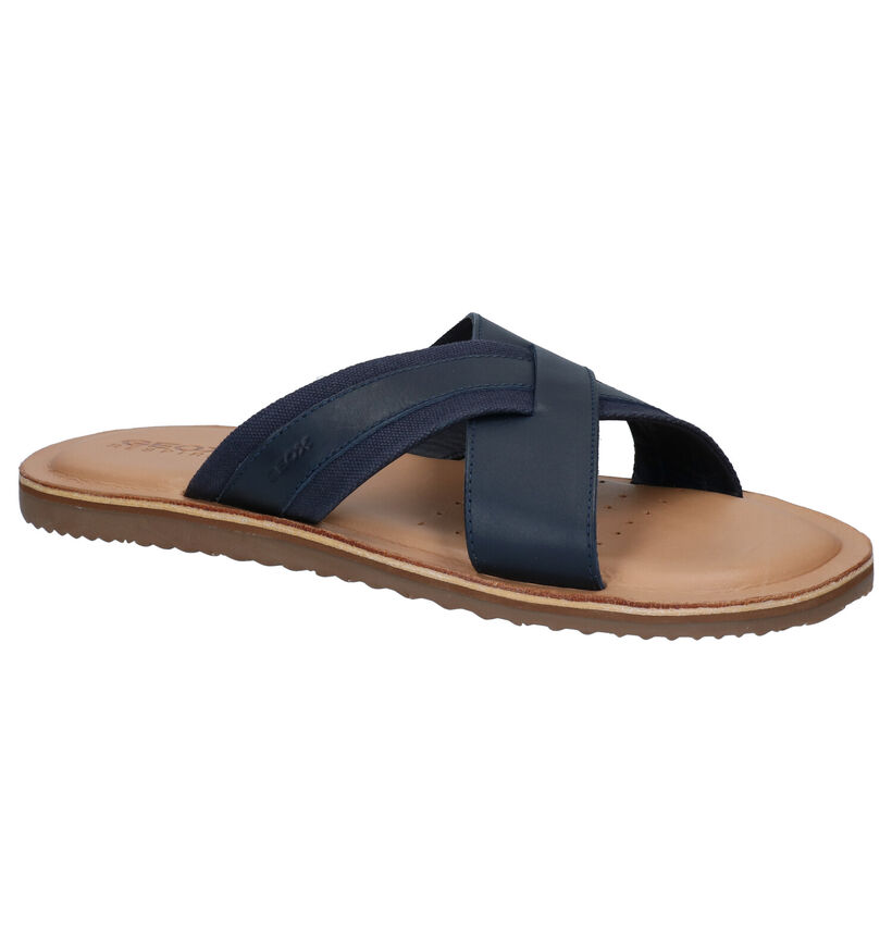 Geox Artie Blauwe Slippers voor heren (285537)