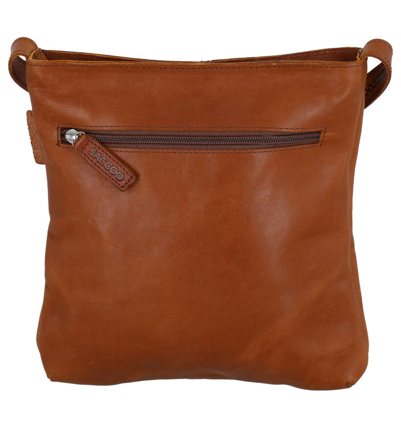 Saccoo Filico Sac porté croisé en Noir en cuir (291758)