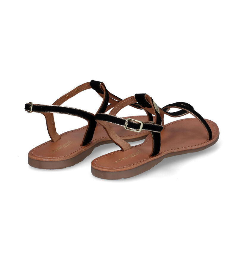 Les Tropeziennes Habuc Zwarte Sandalen in nubuck (308558)