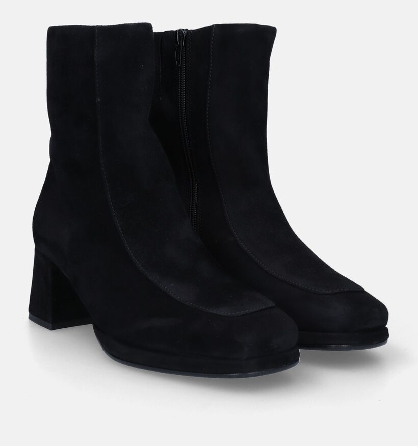 Comfort Bottines &agrave; talons en Noir pour femmes (332501)
