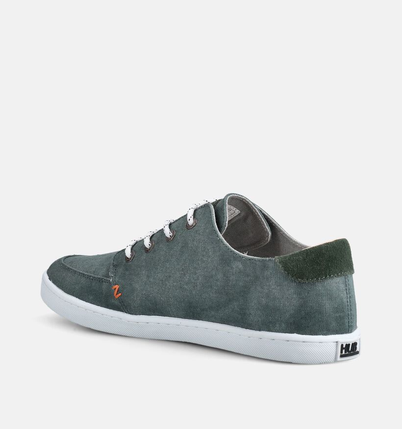 Hub BOSS Groene Veterschoenen voor heren (369579) - geschikt voor steunzolen