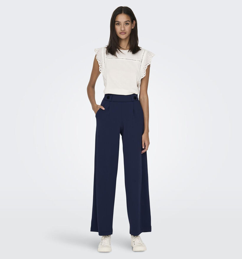 JDY Geggo Zwarte Wijde broek L34 voor dames (351369)
