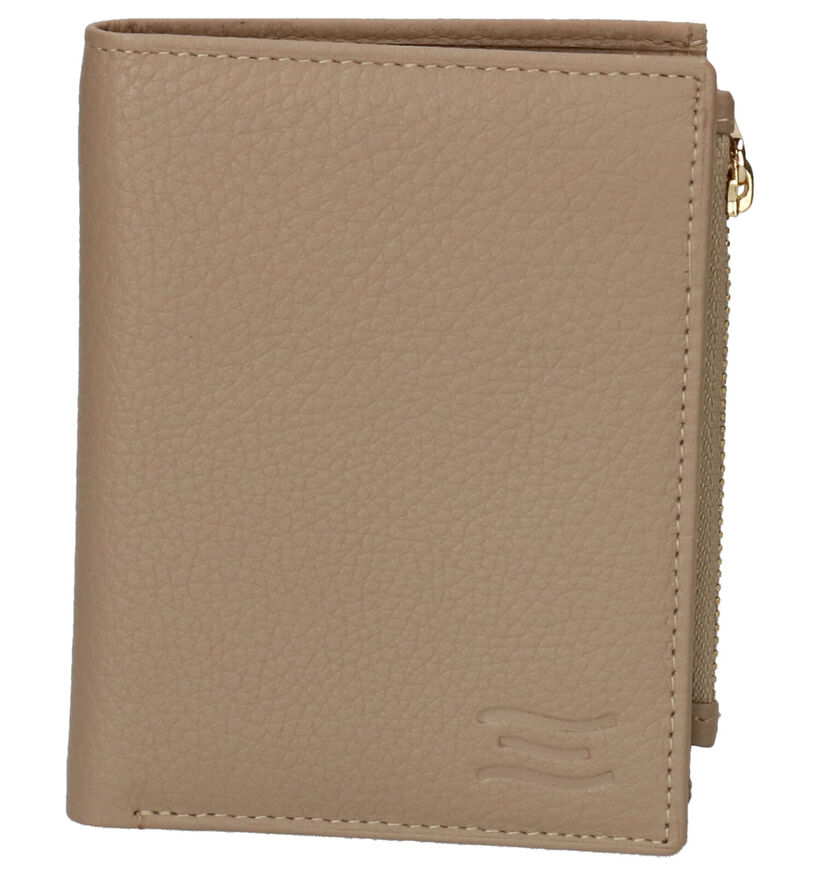 Crinkles Porte-monnaie zippé en Brun pour femmes (340524)