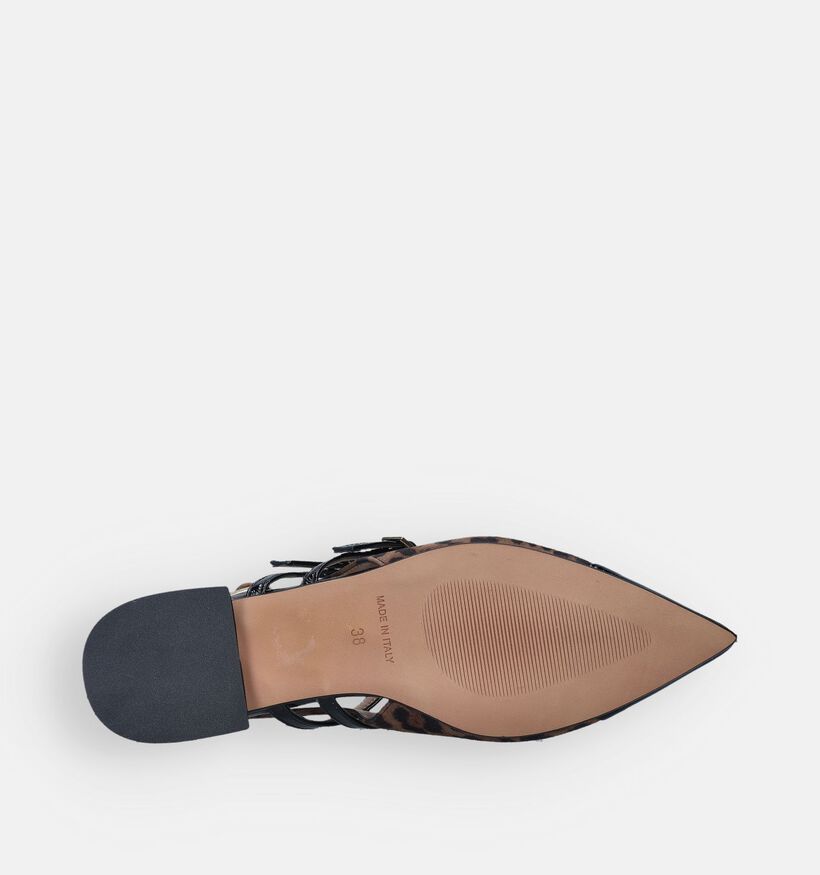 Laurent David Bruine Slingback ballerina's voor dames (358620)