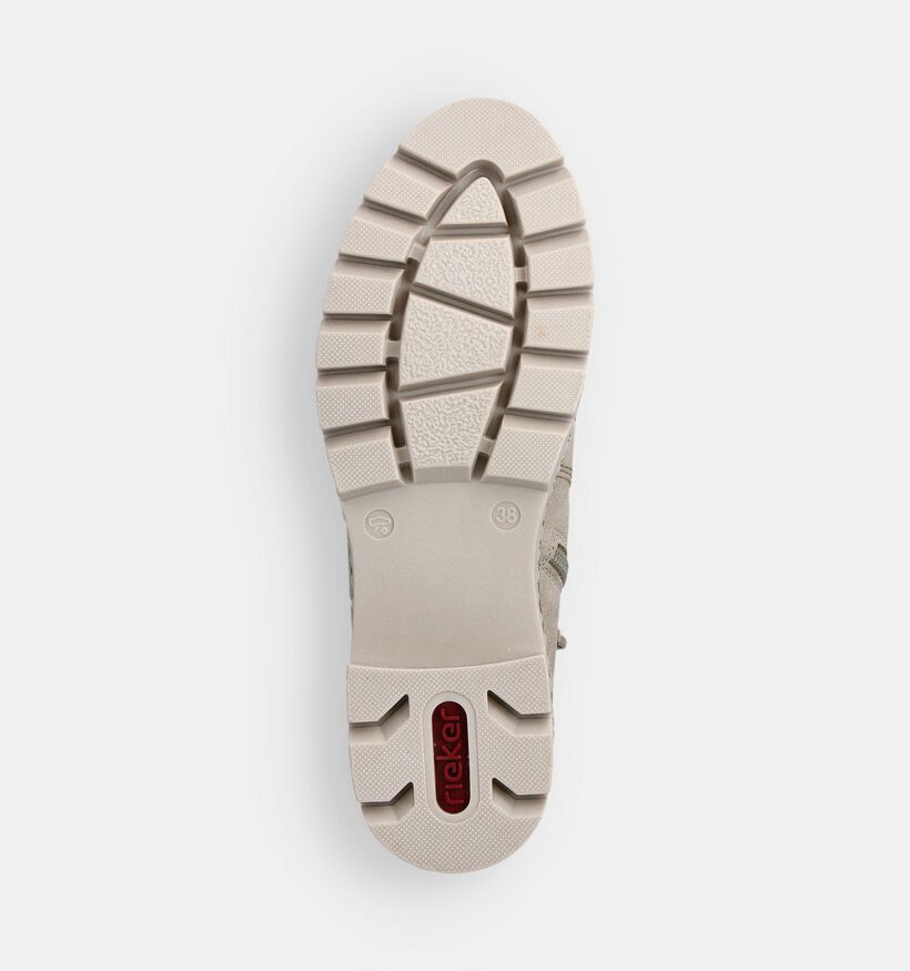 Rieker Bottines plates en Beige pour femmes (360479)