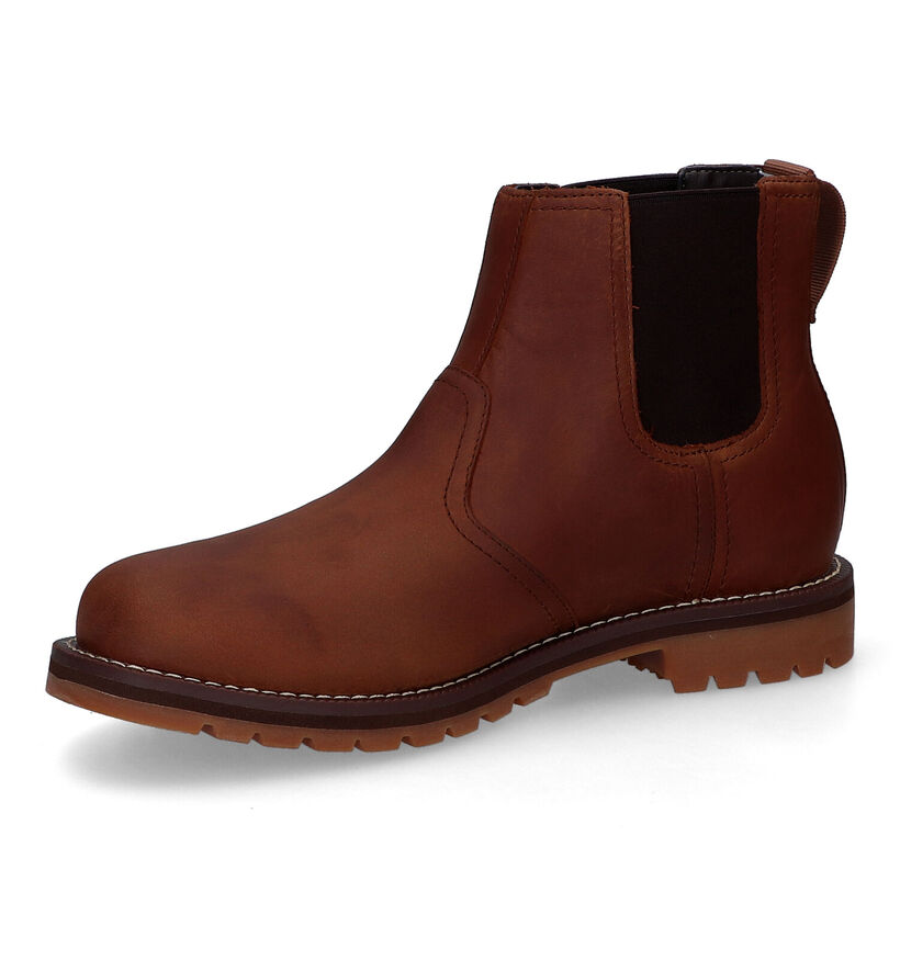 Timberland Larchmont II Chelsea Bottines en Cognac pour hommes (328648) - pour semelles orthopédiques