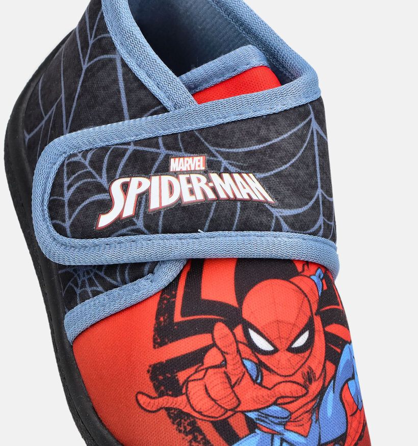 Spiderman Pantoufles en Gris fonc&eacute;/Bleu pour gar&ccedil;ons (381162)