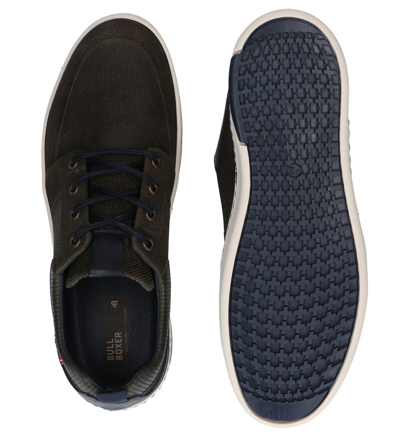 Bullboxer Chaussures à lacets en Bleu foncé en cuir (286577)