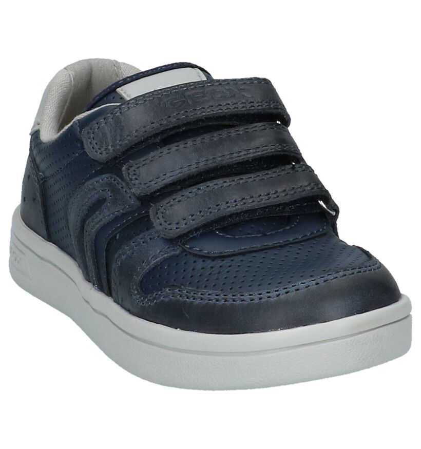 Geox Chaussures basses en Bleu foncé en cuir (210531)