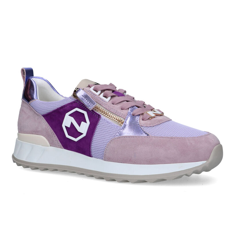 Nathan-Baume Paarse Sneakers voor dames (324683) - geschikt voor steunzolen