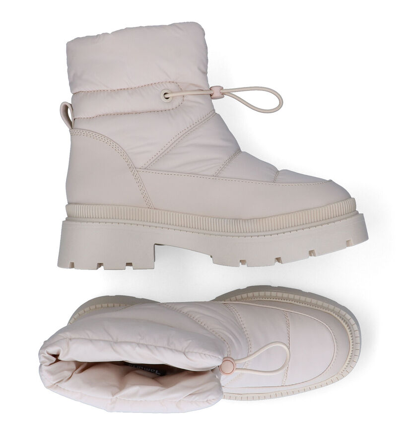 Tamaris Bottes de neige en Écru pour femmes (315509)