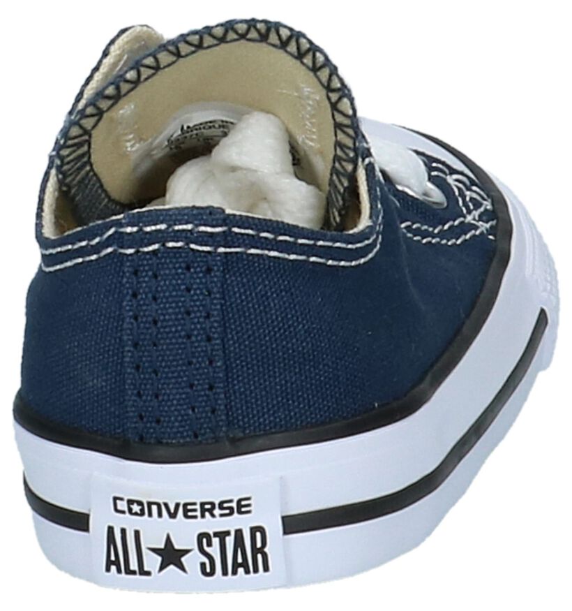 Converse Chuck Taylor All Star OX Baskets en Bleu en textile (266024)