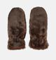 Via Limone Fluffy Bruine Wanten voor dames (382736)