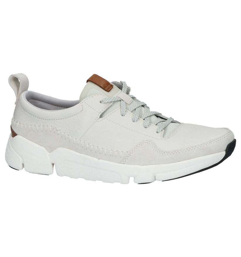 Witte Lage Sportieve Sneakers Clarks Triactive Run, , pdp