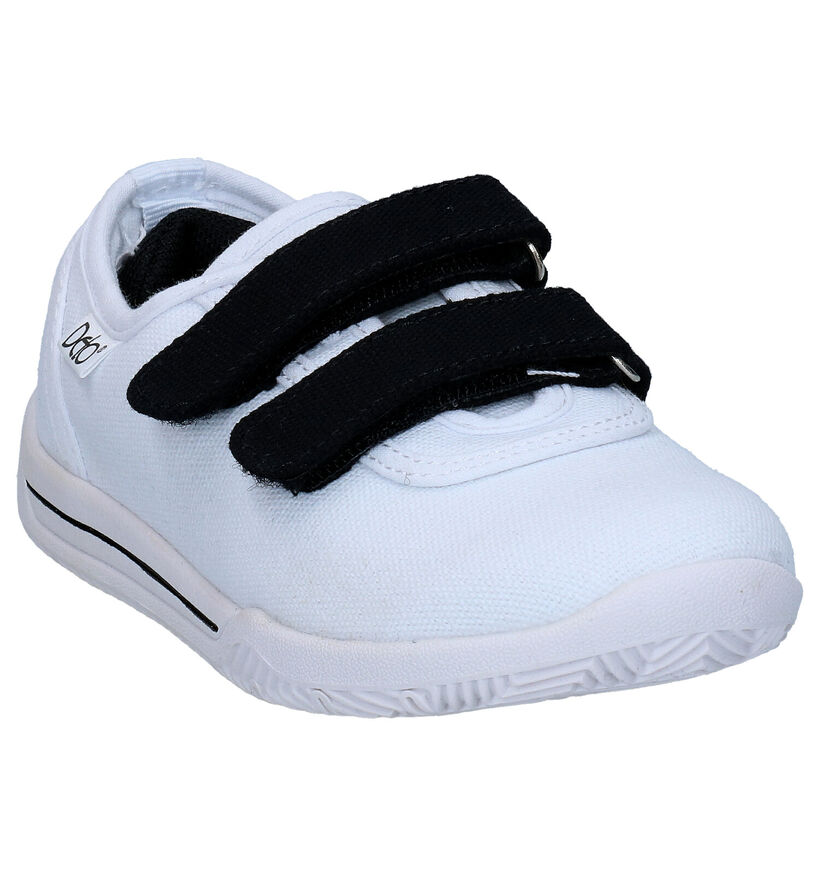 Deto Witte Sportschoenen voor meisjes, jongens (293531) - geschikt voor steunzolen