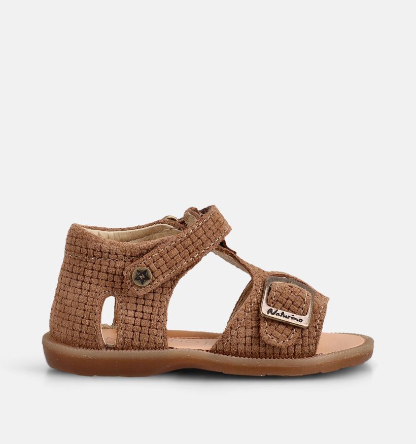 Naturino Quarzo Sandales pour b&eacute;b&eacute; en Cognac pour filles, gar&ccedil;ons (371617)