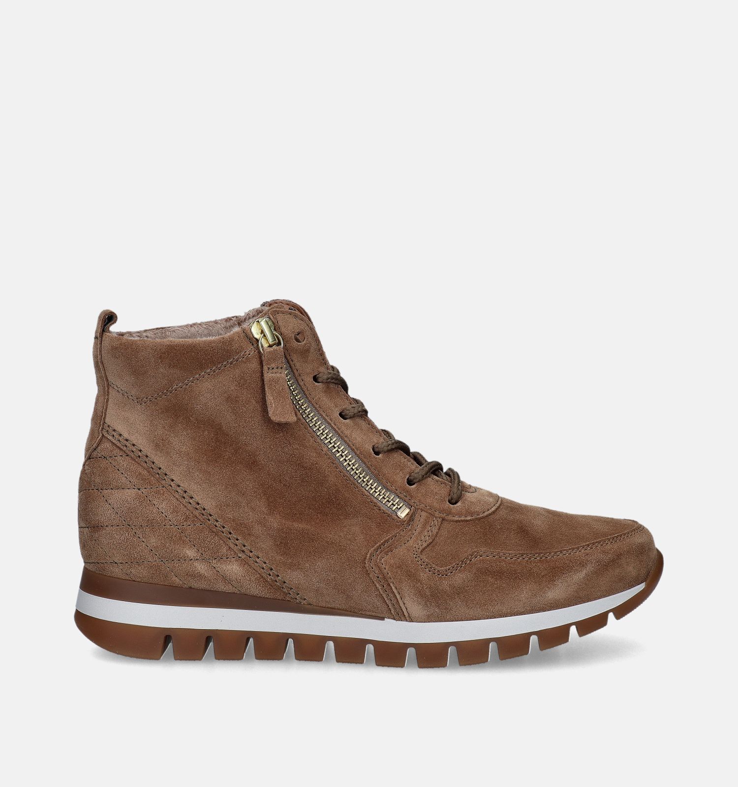 Gabor OptiFit Bruine Hoge sneakers Dames Sneakers Online op TORFS.BE