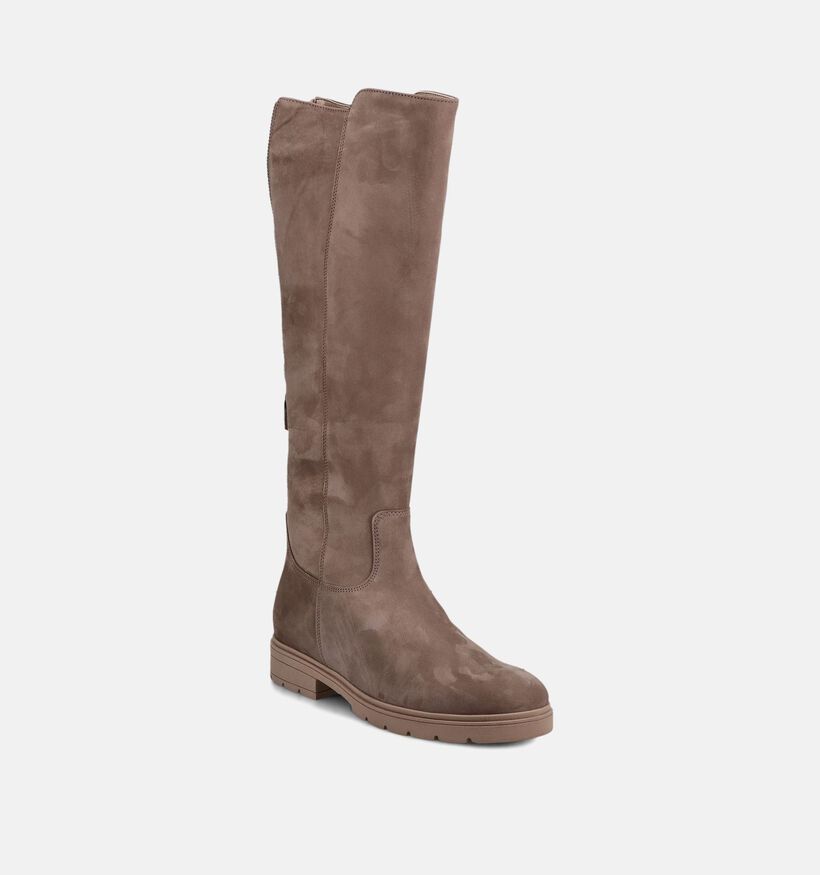 Gabor M-Vario Donkerbeige Lange Laarzen voor dames (380050)