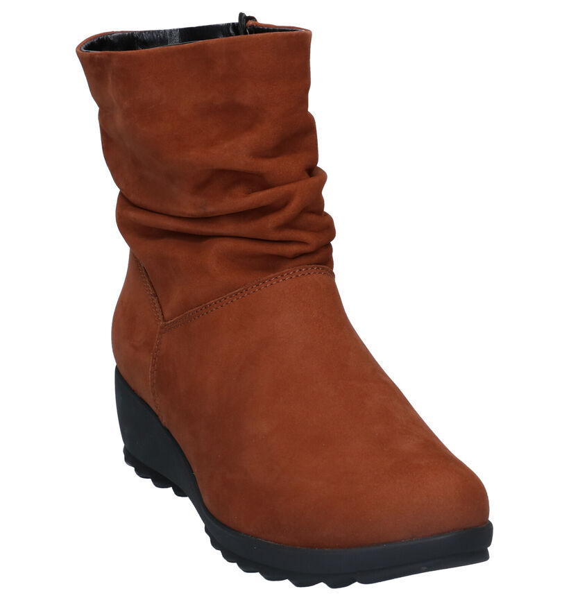 Mephisto Agatha Taupe Enkellaarsjes voor dames (330828)