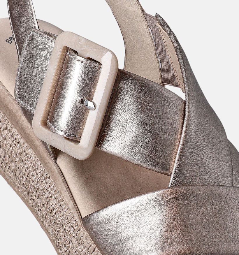 Gabor Best Fitting Roze Sandalen met sleehak voor dames (355029)
