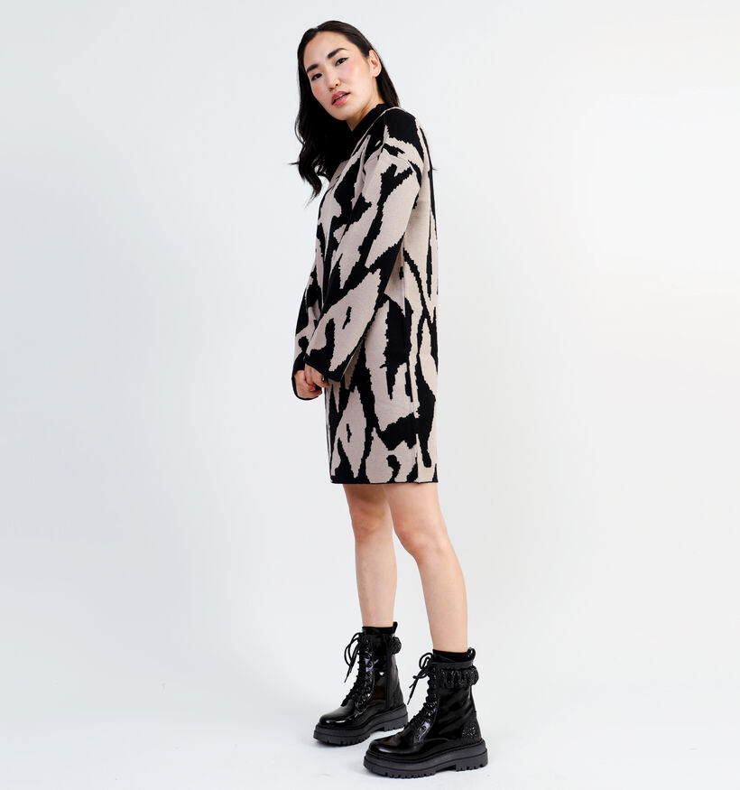 Vero Moda Gold Zwarte Trui jurk voor dames (346167)