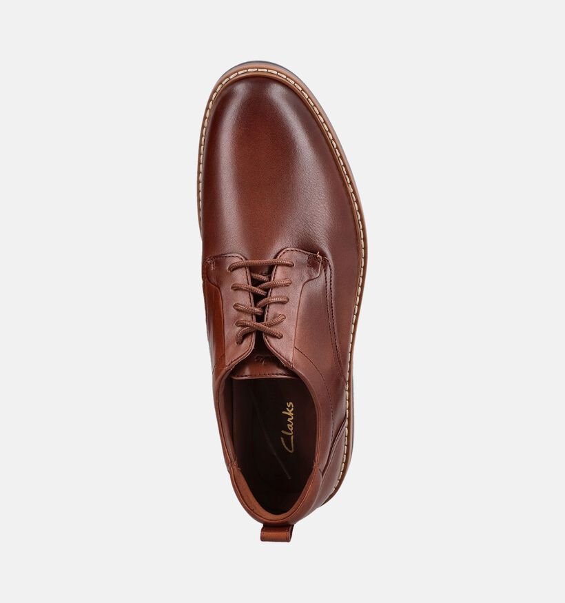 Clarks Aldwin2 Derby Bruine Geklede Veterschoenen voor heren (376478) - geschikt voor steunzolen