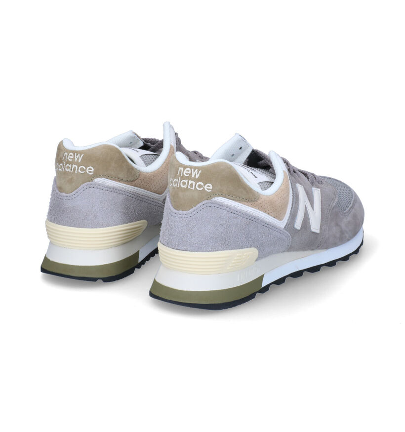 New Balance ML574 Baskets en Gris pour hommes (301745) - pour semelles orthopédiques