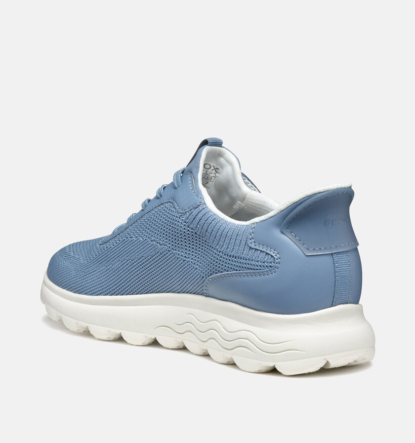 Geox Spherica Plus Blauwe Slip-on Sneakers voor dames (368159) - geschikt voor steunzolen