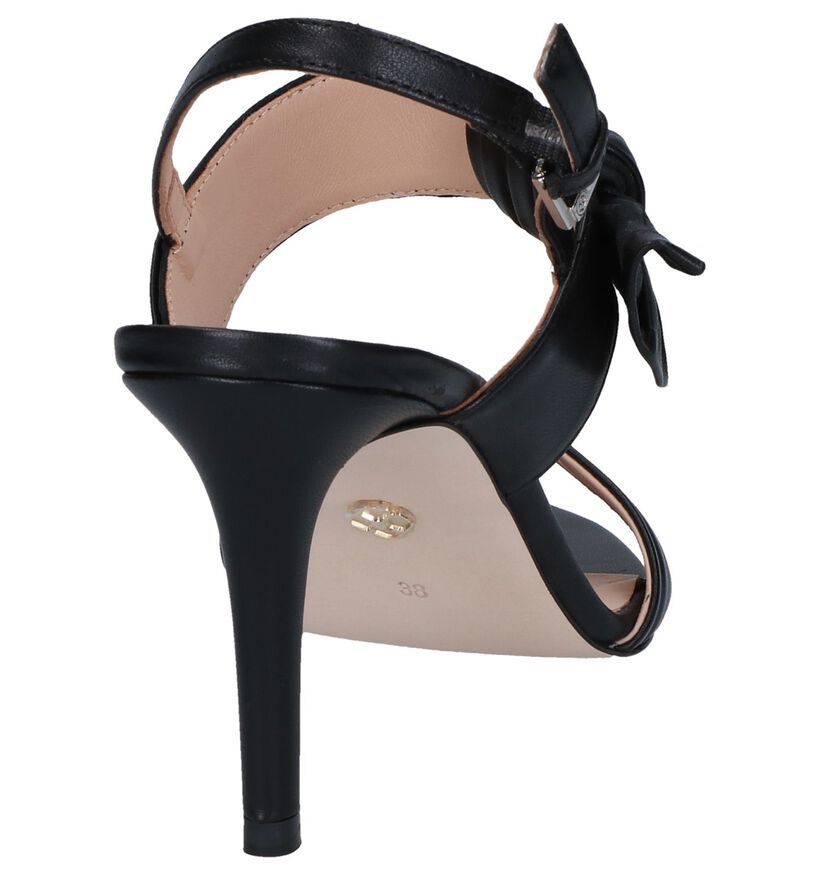 Nude Sandalen Carmens Sophie Bow in leer (254228)