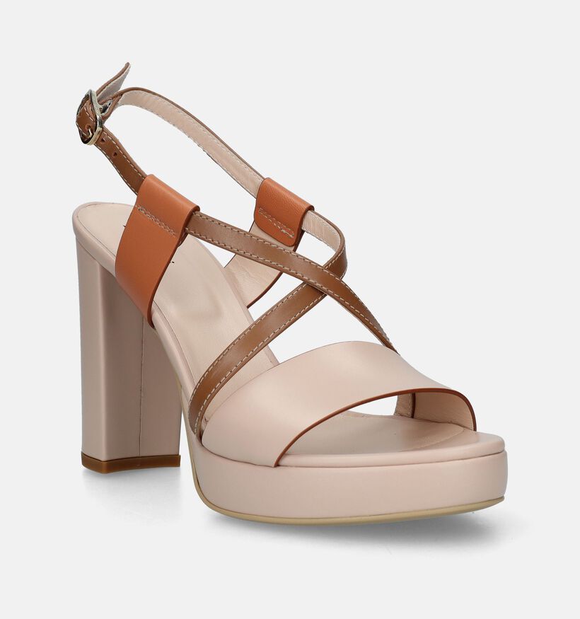 NeroGiardini Beige Sandalen Met Hak voor dames (339536)